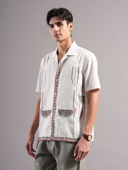 Men Smart Printed Casual Shirt