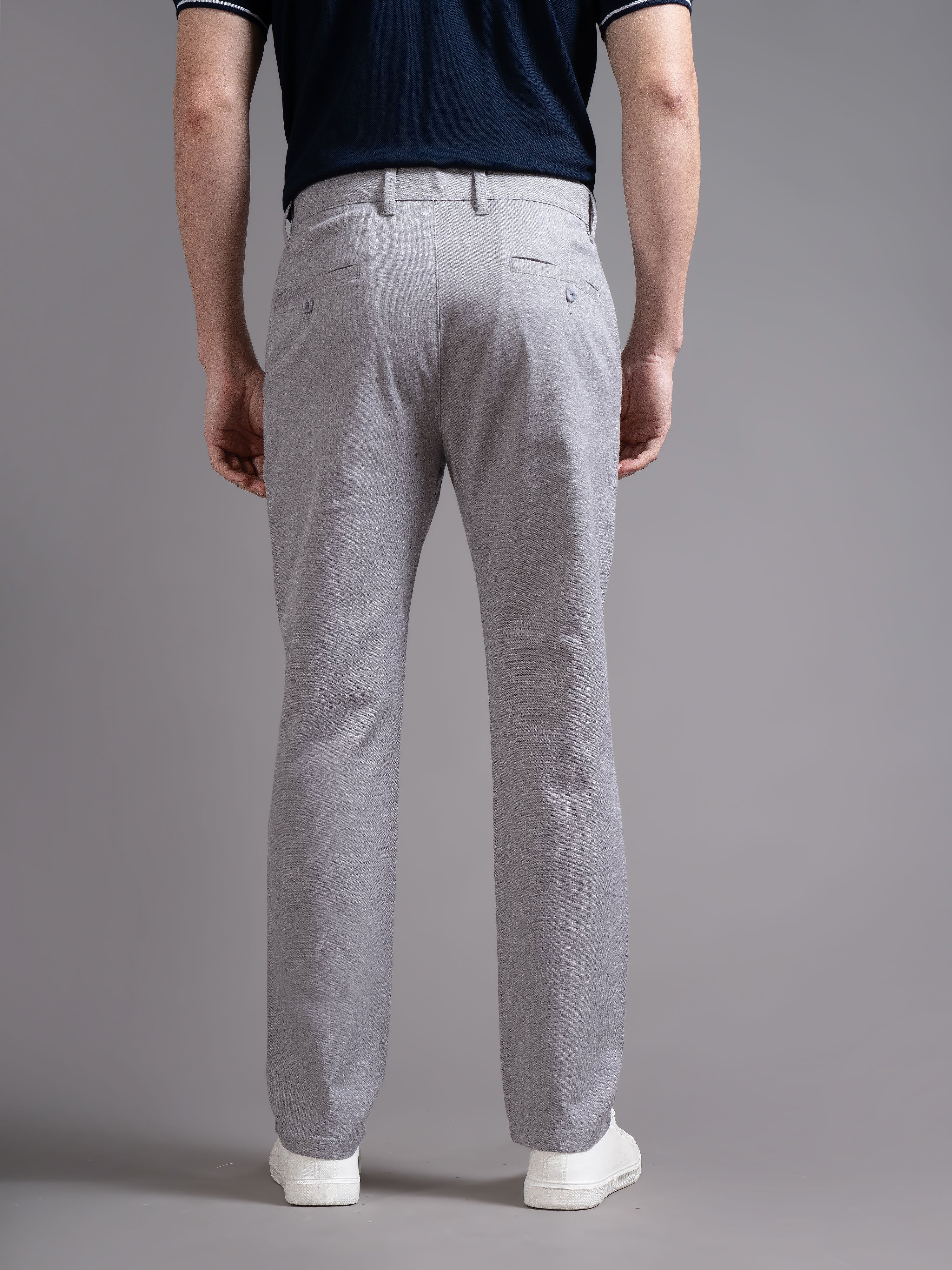Men Slim Fit Low-Rise Chinos