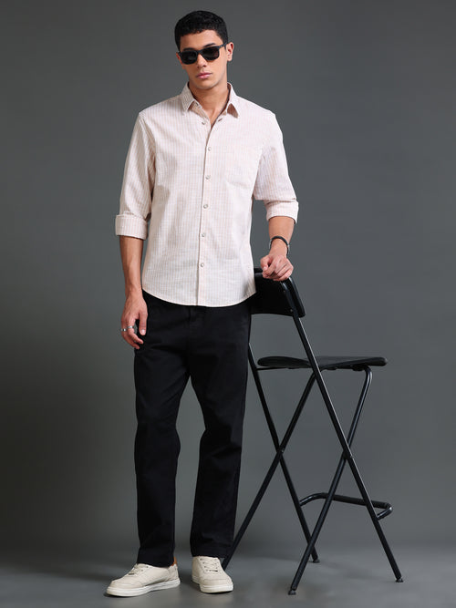 Men Stripes Shirts