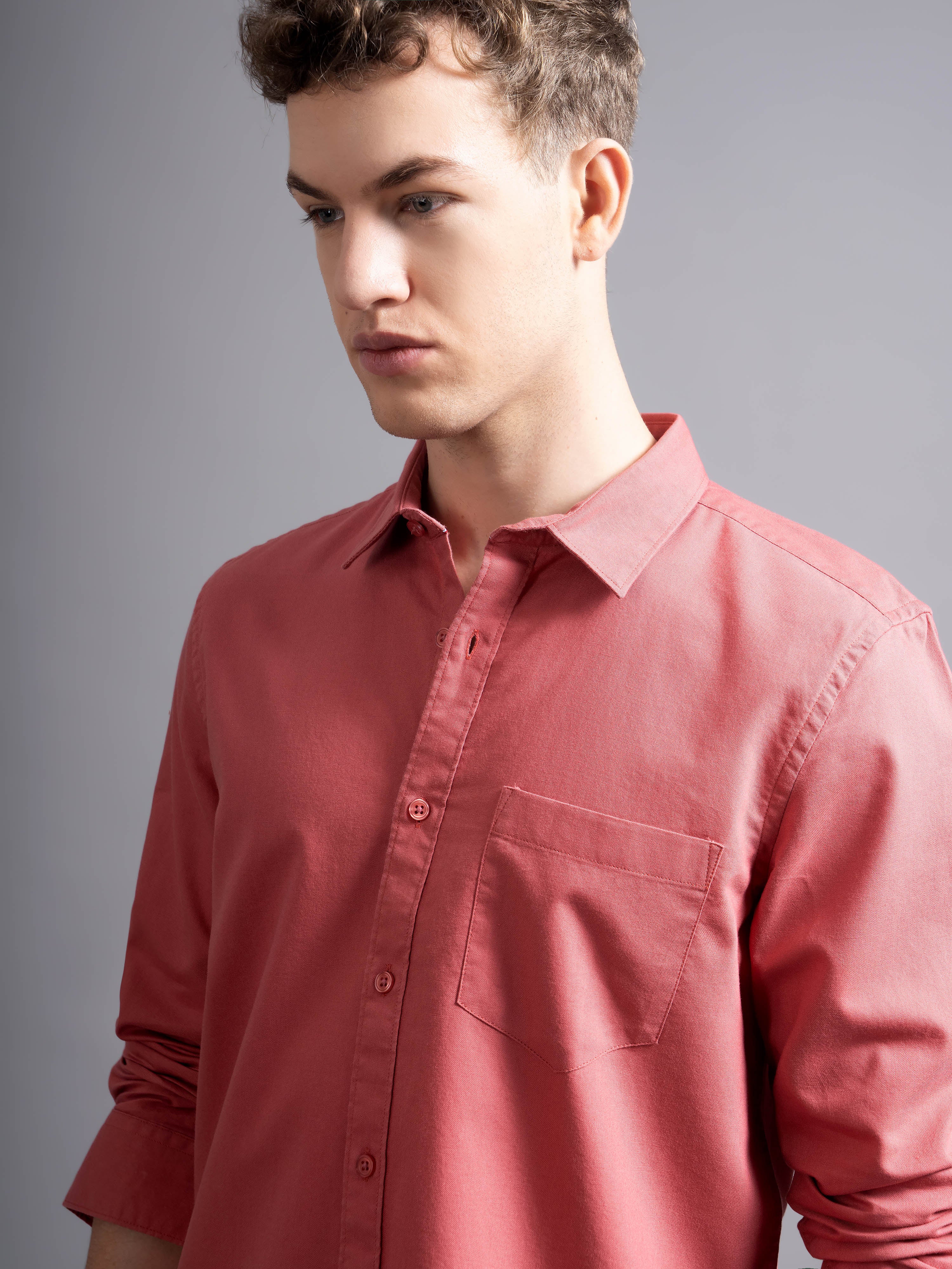 Men Smart Slim Fit Casual Shirt