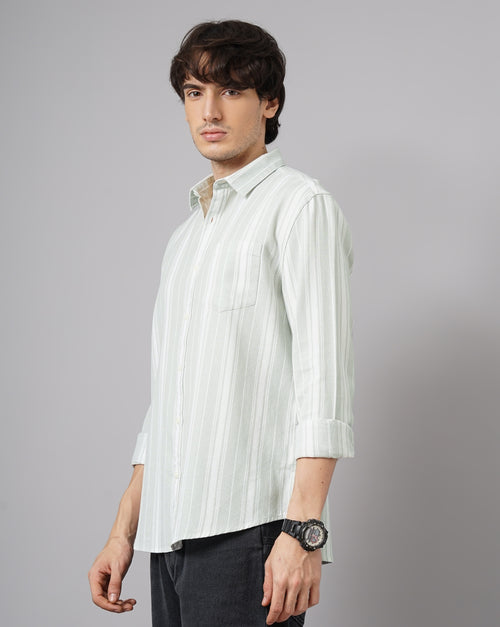 MEN'S REGULAR FIT STRIPES SHIRT