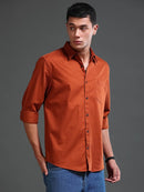 Men's Premium Twill Solid Shirt