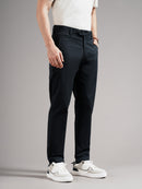 Men Tailored Low-Rise Chinos Trousers