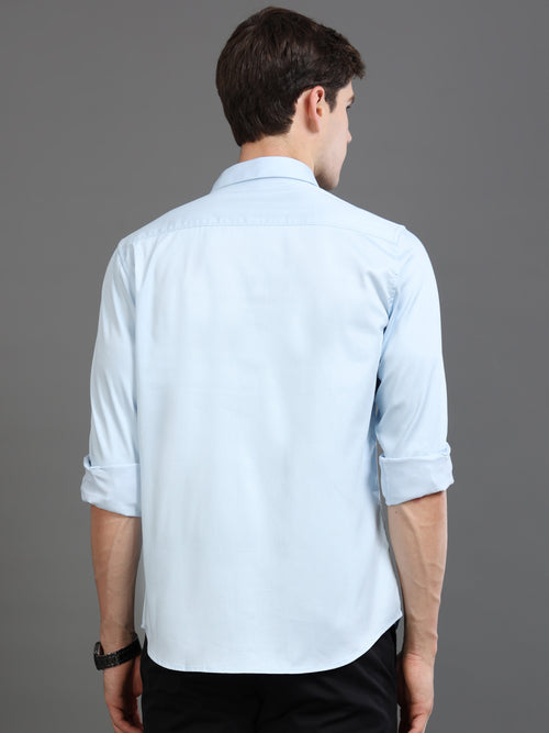 Men Satin Slim Fit Shirt