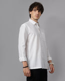 MEN'S SELF DESIGN REGULAR FIT SHIRT