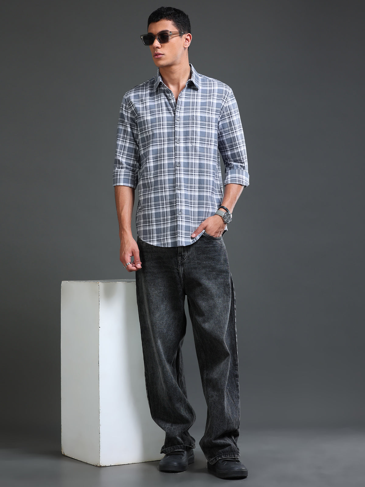 Men Premium Oxford Checks