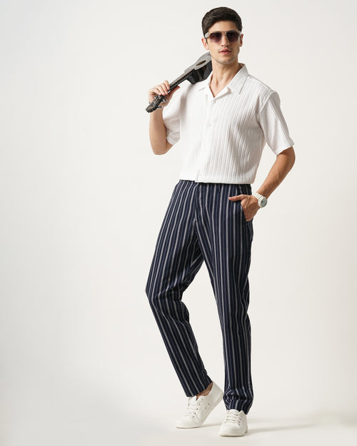 MEN'S REGULAR FIT STRIPE TROUSER