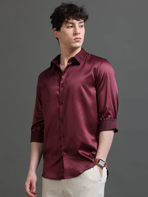 Men Smart Slim Fit Casual Shirt