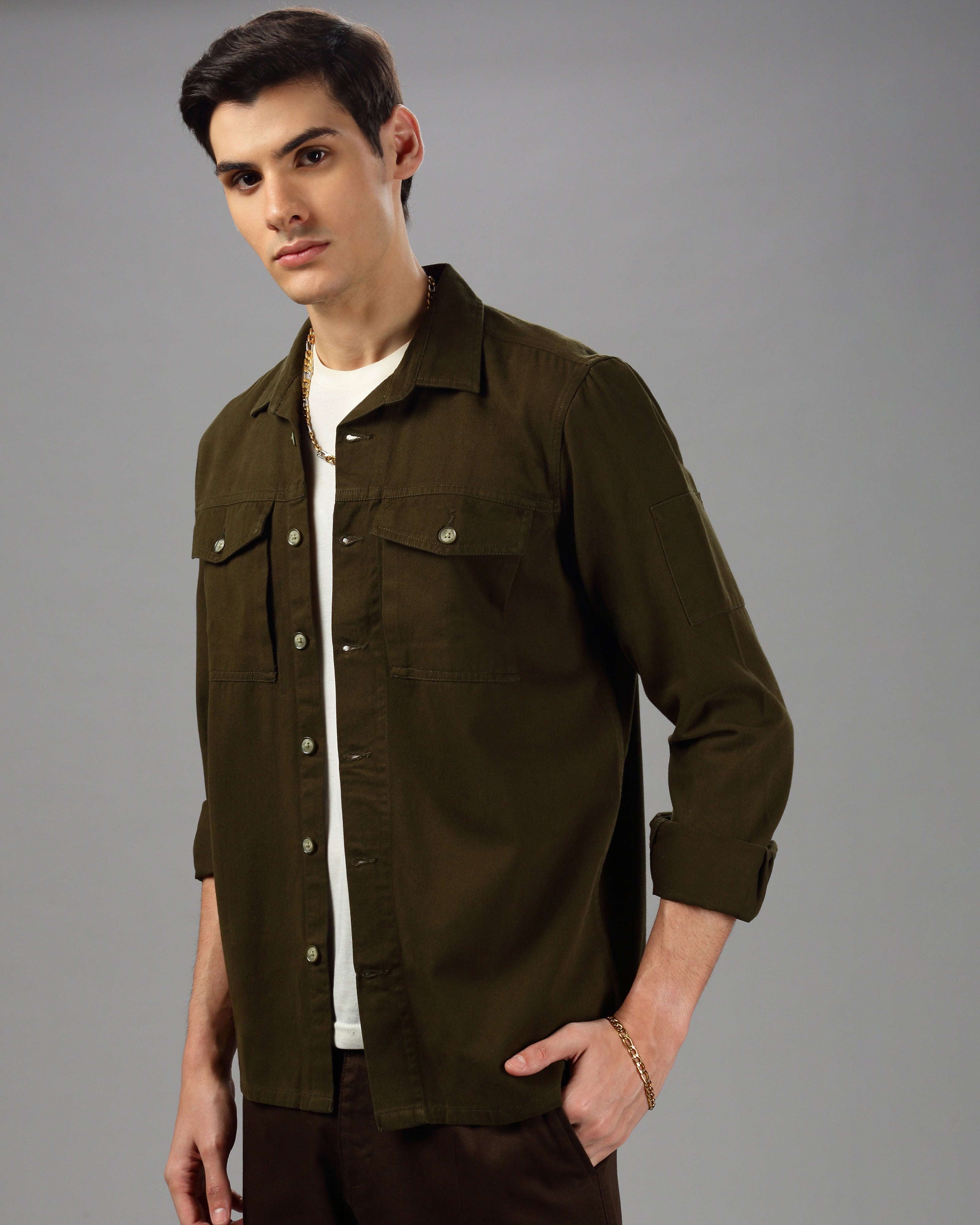 MEN OVERSIZE SHACKET