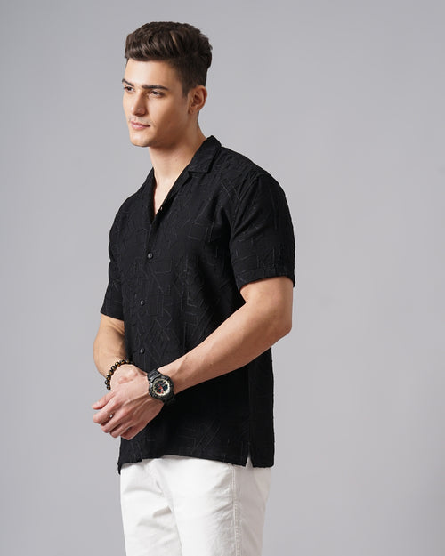 MEN'S SELF DESIGN SHIRT