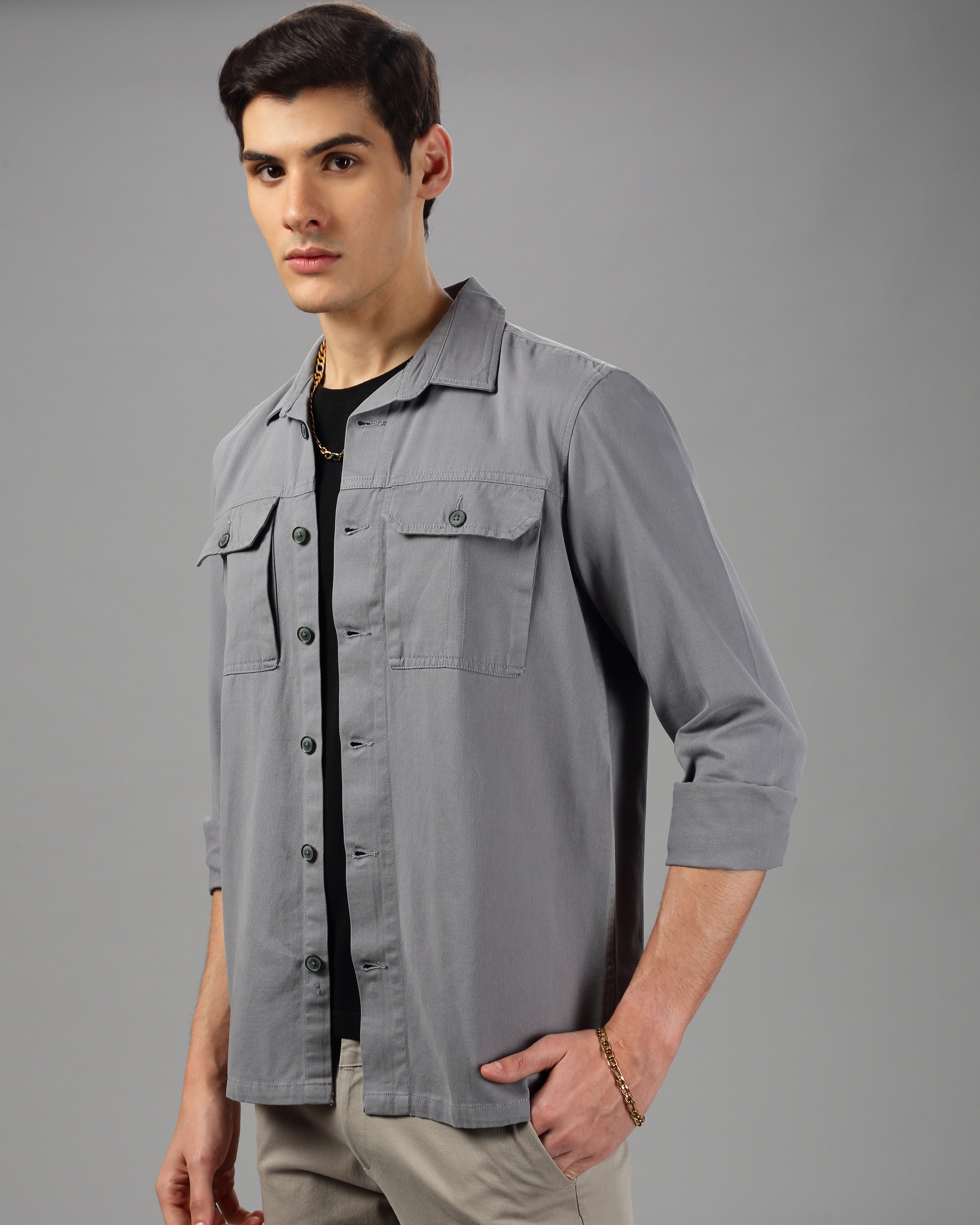 MEN OVERSIZE SHACKET