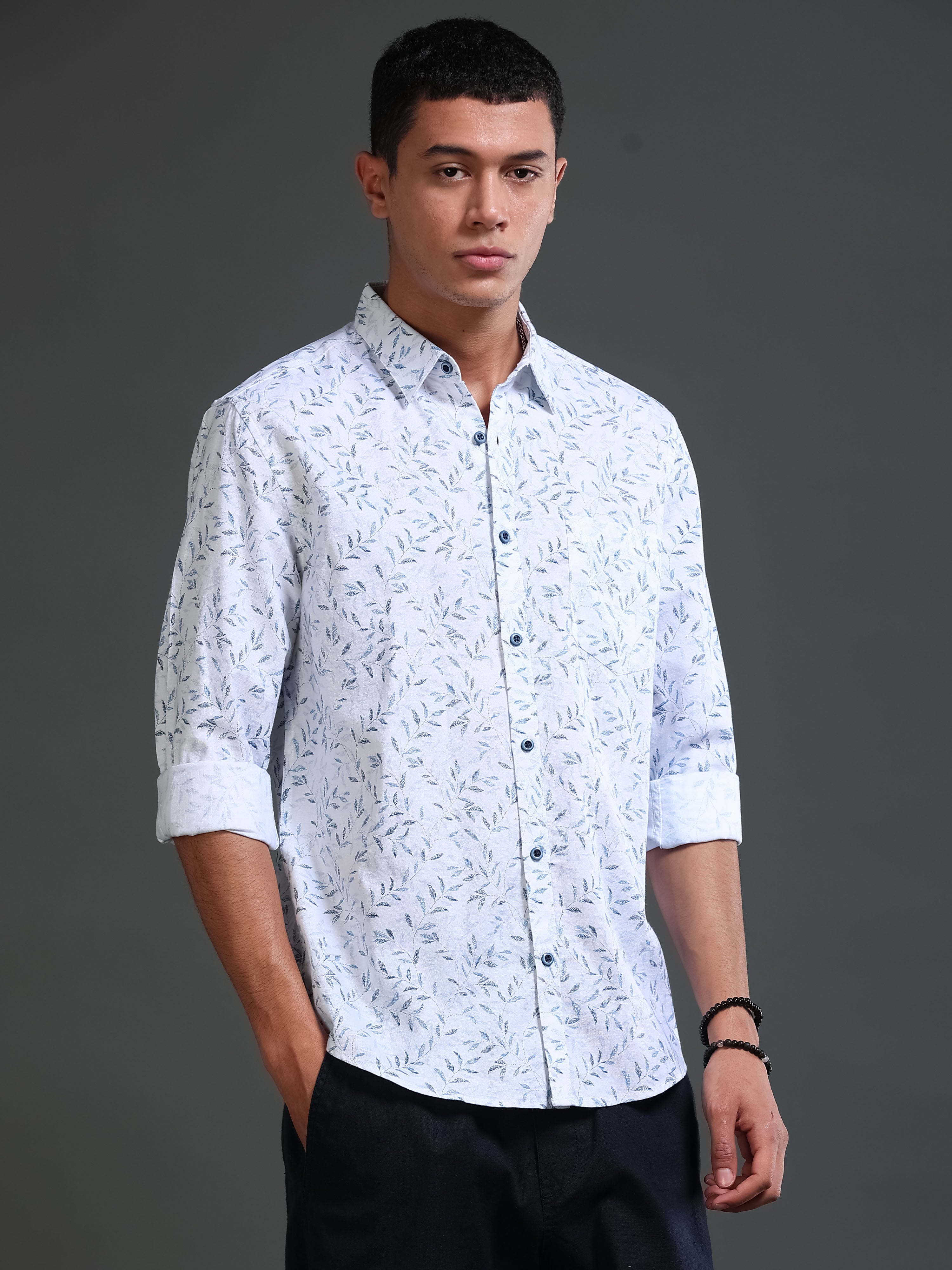 Men's Oxford Twill Prints Shirts