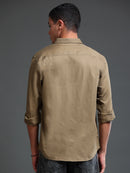 Men's Premium Twill Solid Shirt