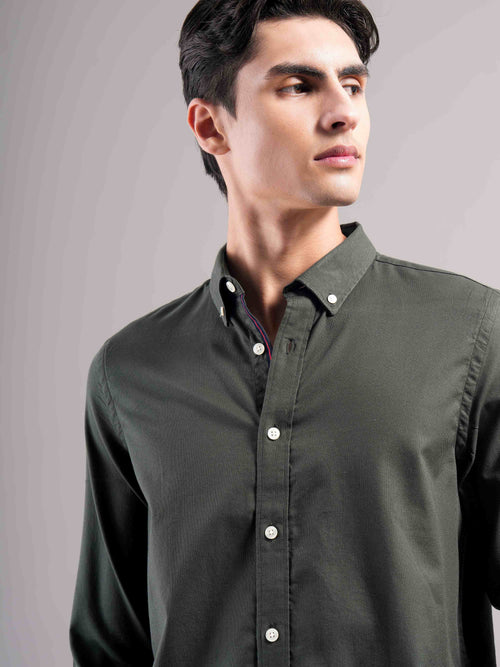 Men Smart Slim Fit Casual Shirt