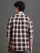 Men Smart Slim Fit Tartan Checks Checked Casual Shirt