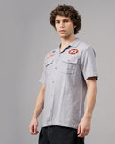 Embroidery Relaxed Fit Shirt