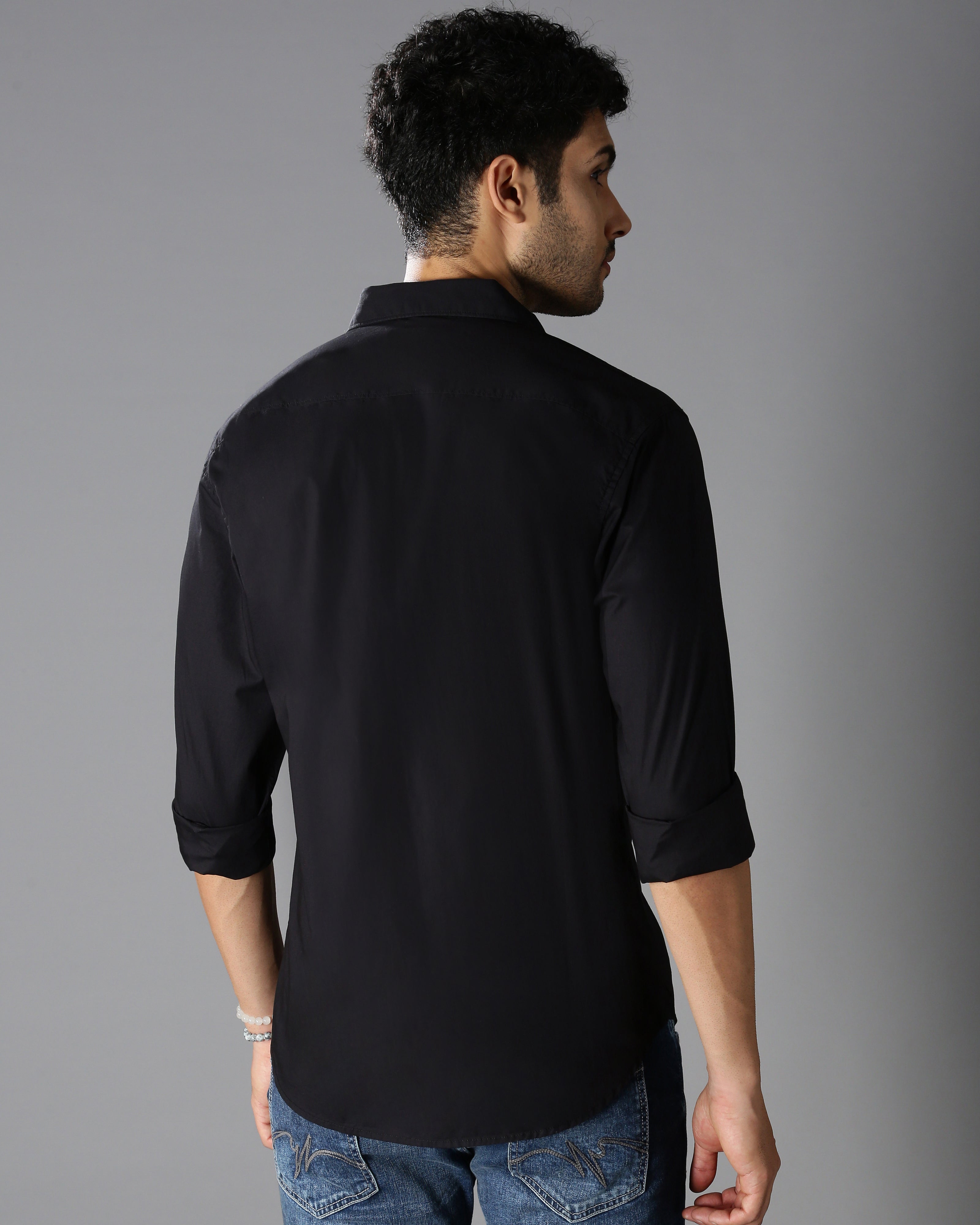 Men's Solid Casual Shirt