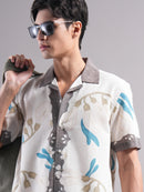 Men Smart Floral Printed Casual Shirt