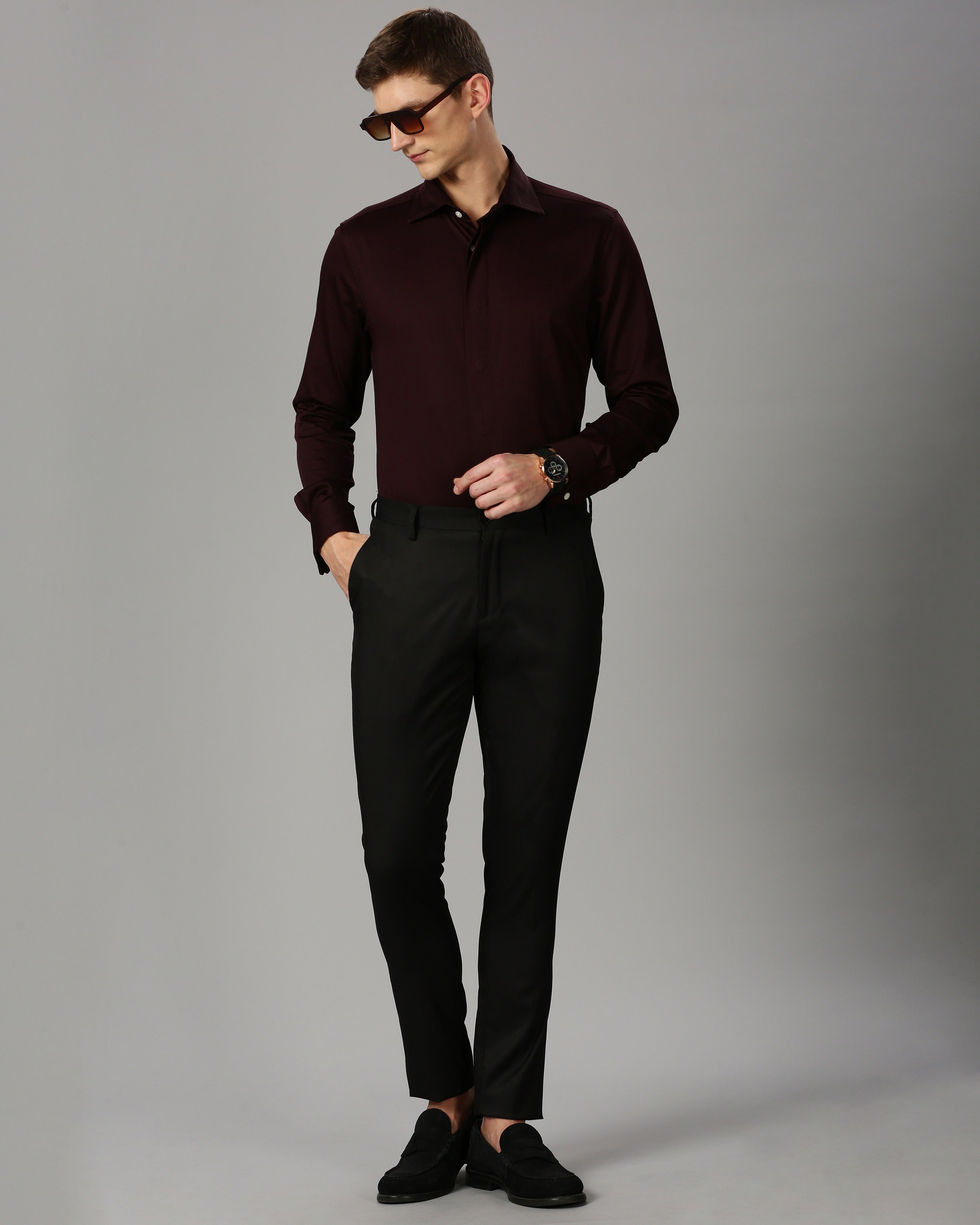 Satin Men's Partywear Shirt