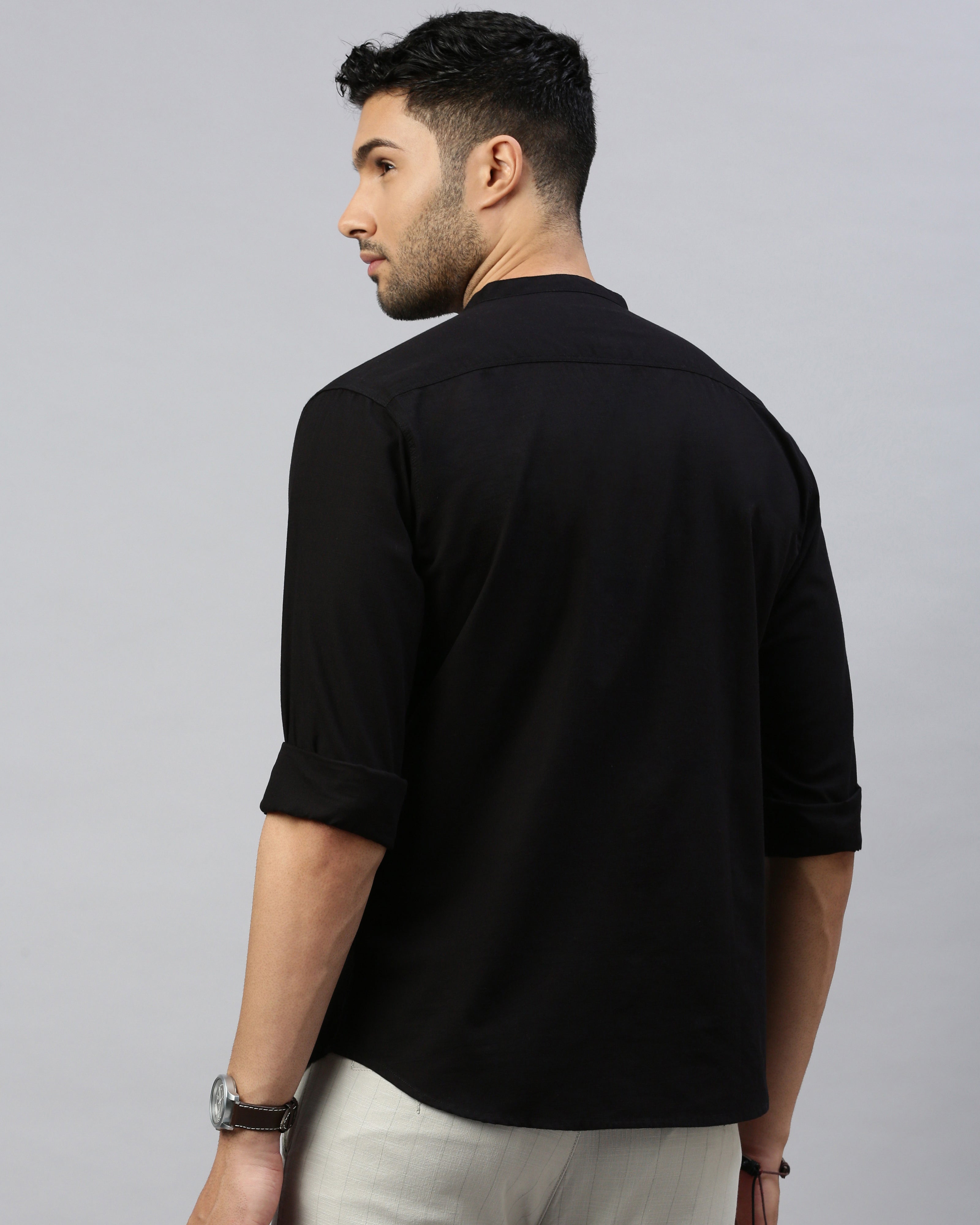 Men's Solid Casual Shirt