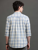 Men Smart Slim Fit Gingham Checks Checked Casual Shirt