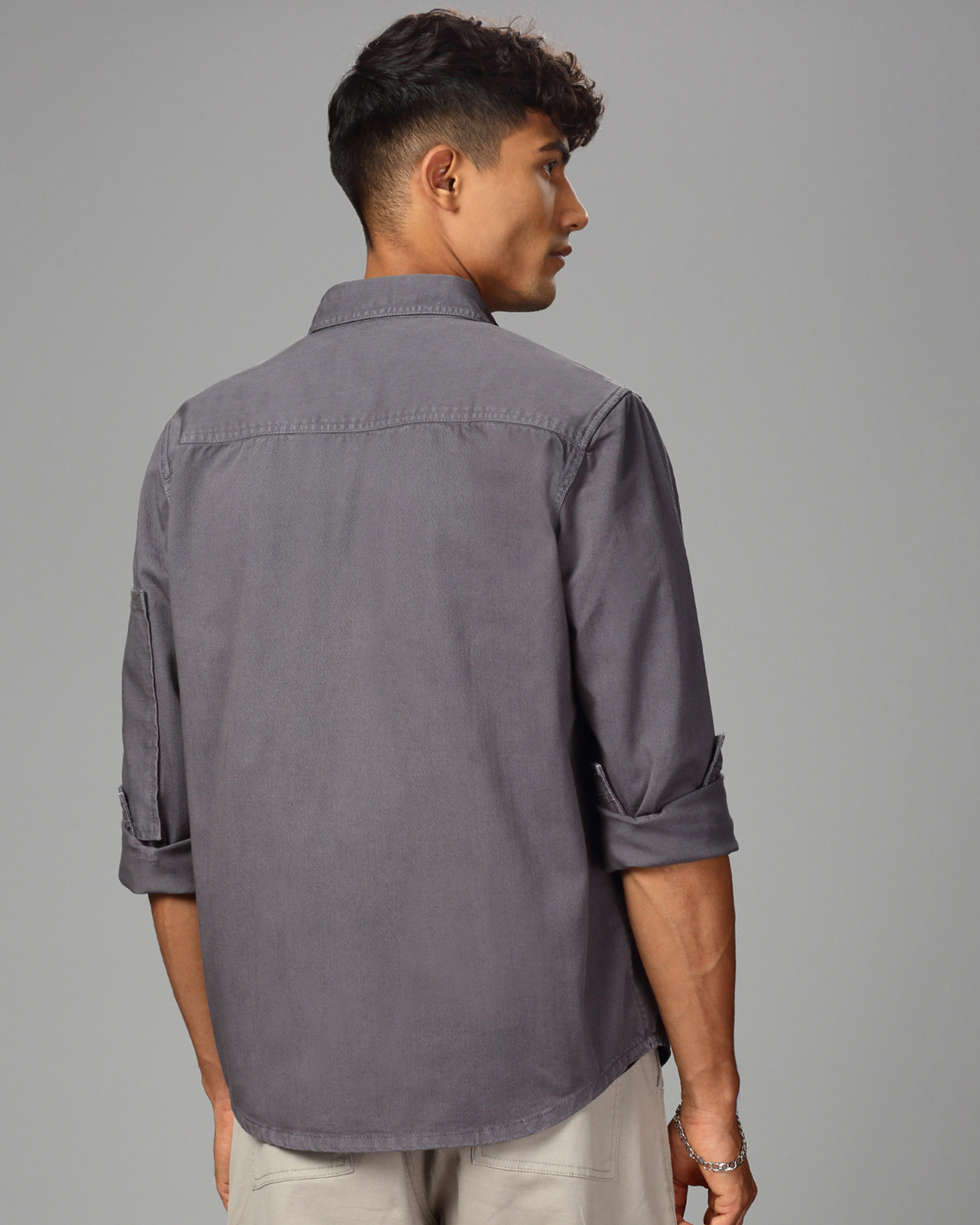MEN OVERSHIRT FIT SHACKET