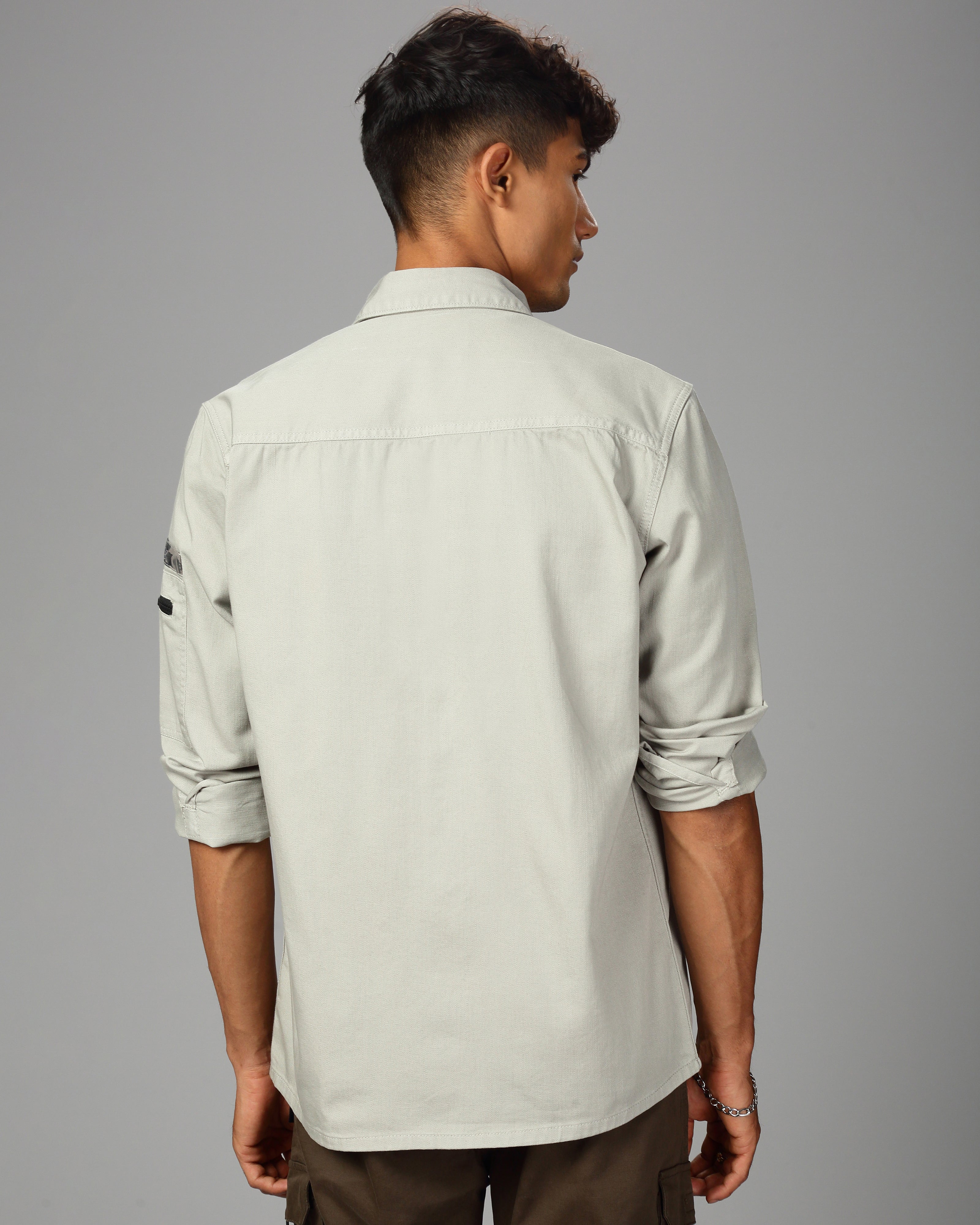 MEN OVERSHIRT FIT SHACKET