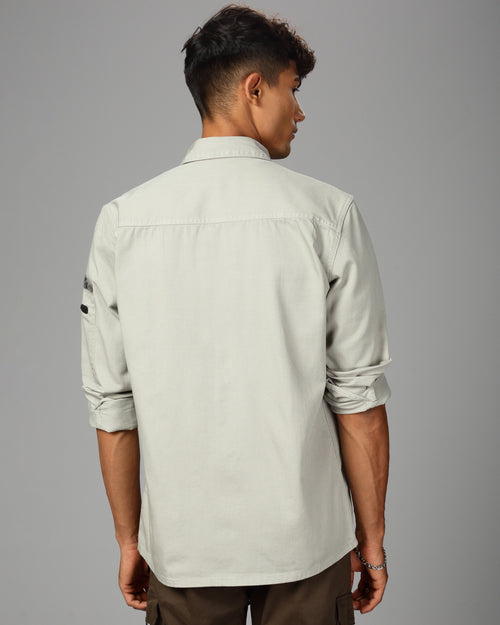 MEN OVERSHIRT FIT SHACKET