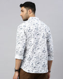Men Standard Slim Fit Floral Opaque Printed Casual Shirt