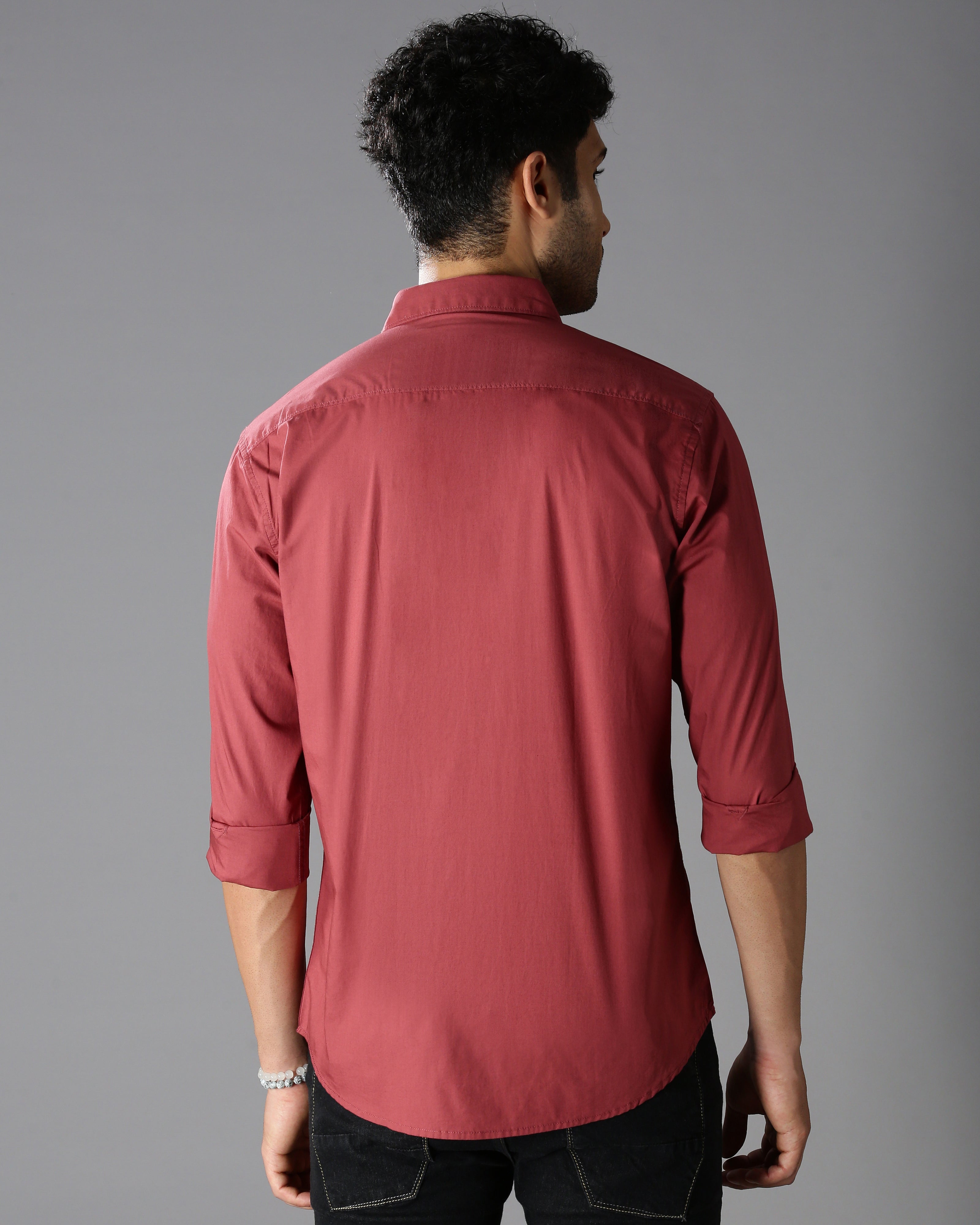 Men's Solid Casual Shirt