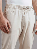 Men Tailored Low-Rise Trousers