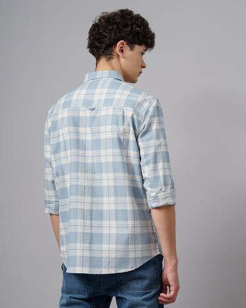 Men Standard Tartan Checks Opaque Checked Casual Shirt