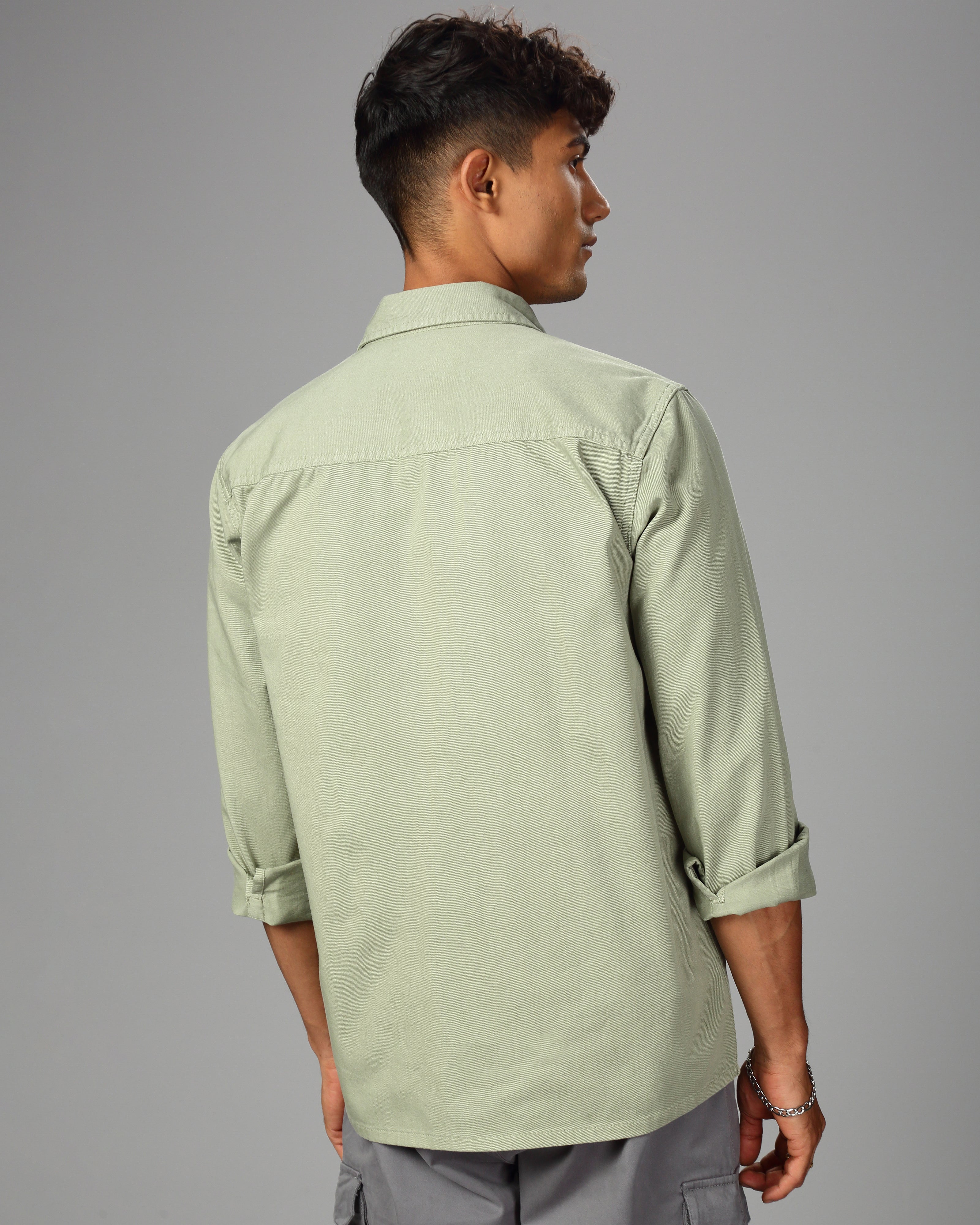 MEN OVERSHIRT FIT SHACKET