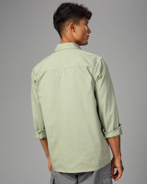 MEN OVERSHIRT FIT SHACKET