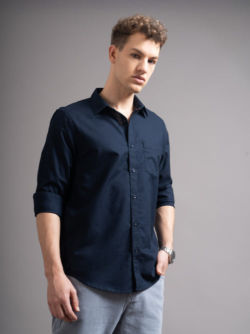 Men Smart Slim Fit Casual Shirt