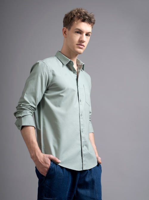 Men Smart Slim Fit Casual Shirt