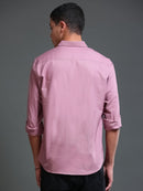 Men Premium Mauve Oxford Solid