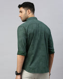Men Standard Slim Fit Opaque Casual Shirt