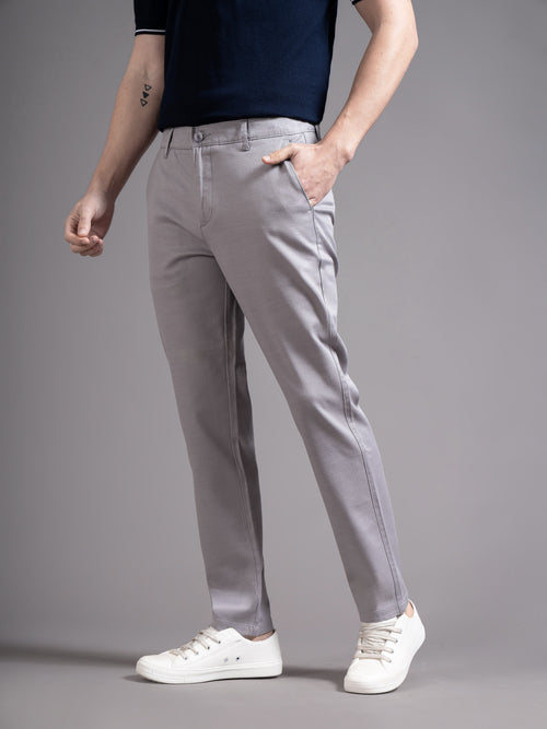 Men Slim Fit Low-Rise Chinos