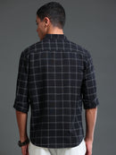 Men's Premium Oxford Black Checks Shirt