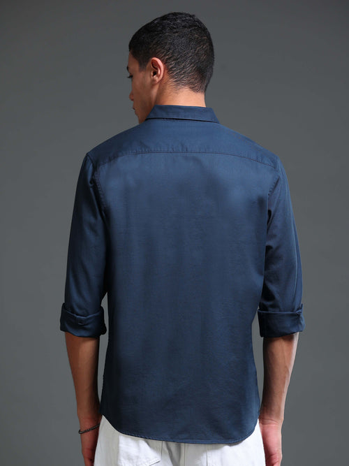 Men's Premium Twill Solid Shirt