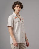 Embroidery Relaxed Fit Shirt
