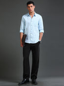 Men Dobby Solid Shirt