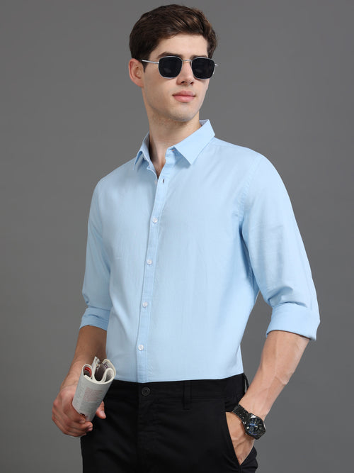 Men Oxford Slim Fit Shirt