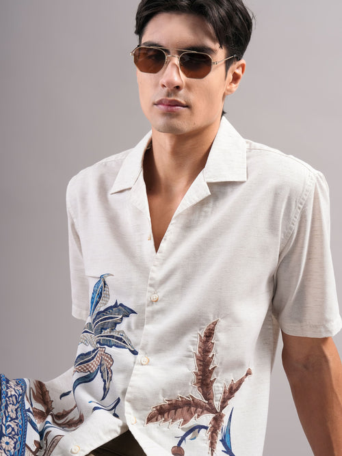 Men Smart Printed Casual Shirt