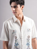 Men Smart Floral Printed Casual Shirt