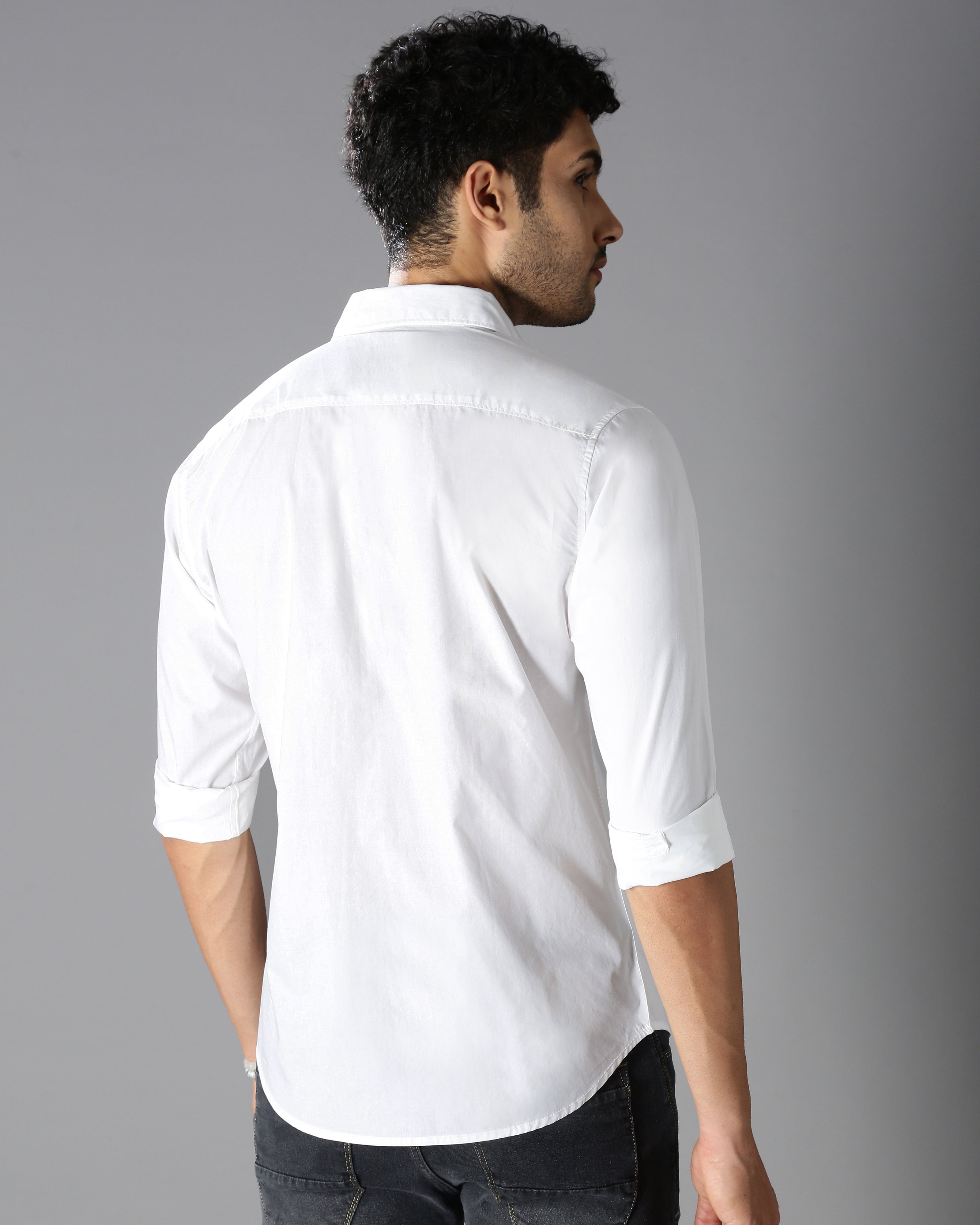 Men's Solid Casual Shirt