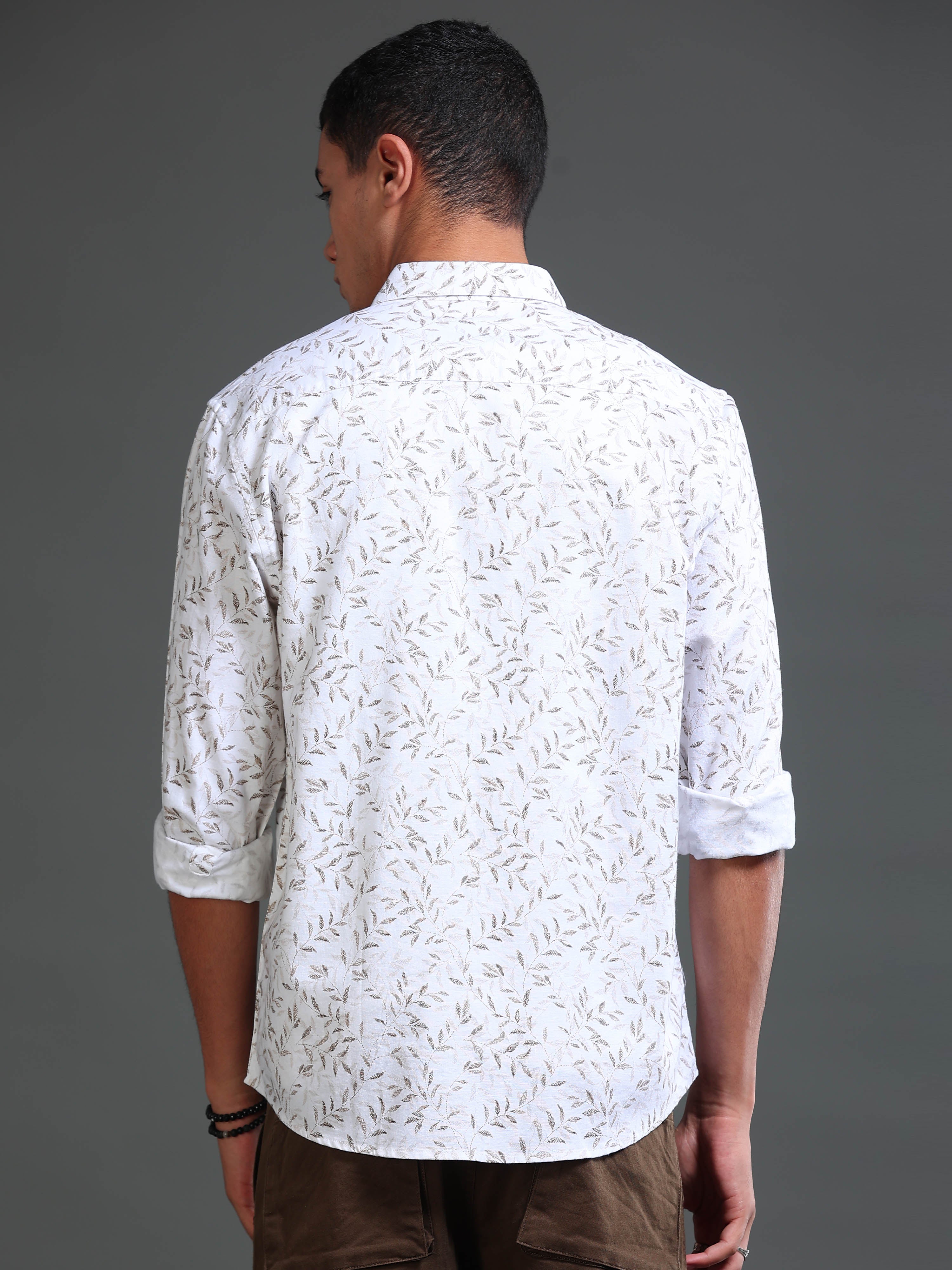 Men's Oxford Twill Prints Shirts
