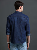 Men's Indigo Denim Slim Fit Shirt