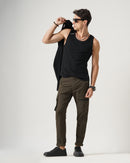 MEN'S CARGO STRETCHABLE CHINOS